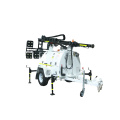 Mobile type Heavy duty LED lighting tower powered by diesel generator